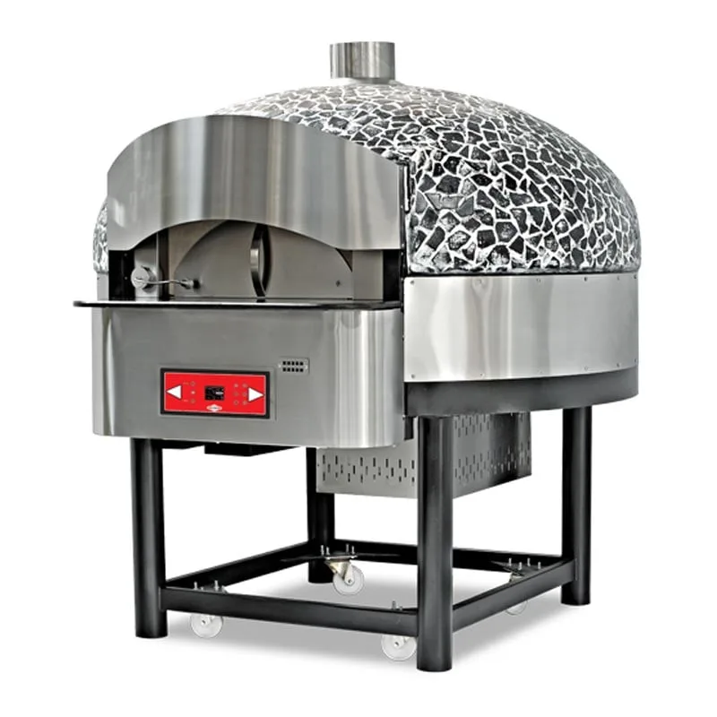 Empero Pizza Fırını, Taş Tabanlı Döner, Gazlı, Ø 300 Mm 9 Pizza 130 Pizza/saat EMP.SPO.02