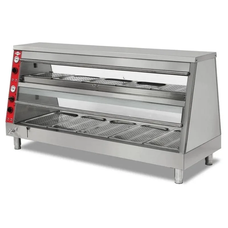 Empero Isıtmalı Teşhir Ünitesi 2 Katlı 180x69x93 Cm EMP.PLC-D-GN51