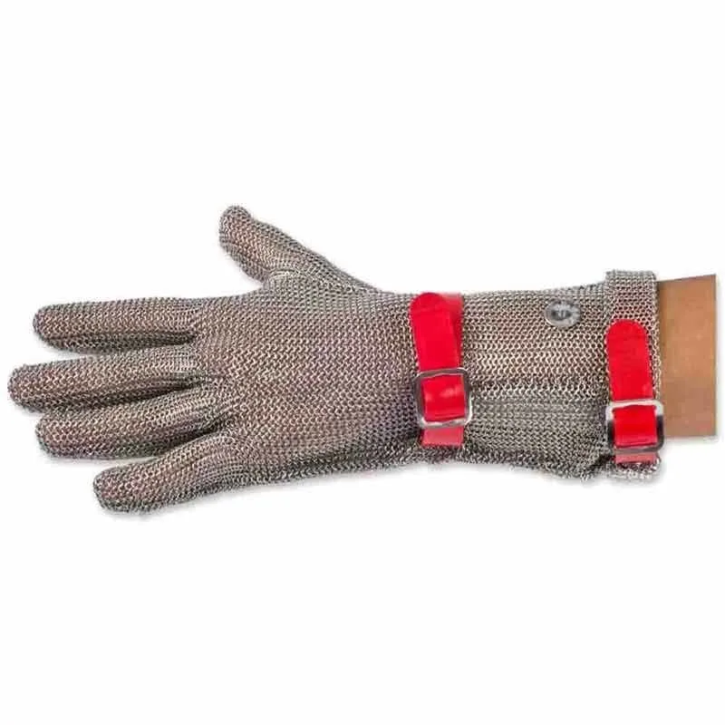 Epinox Çelik Eldiven Uzun 8 Cm Mavi (L) (EL-UZM)