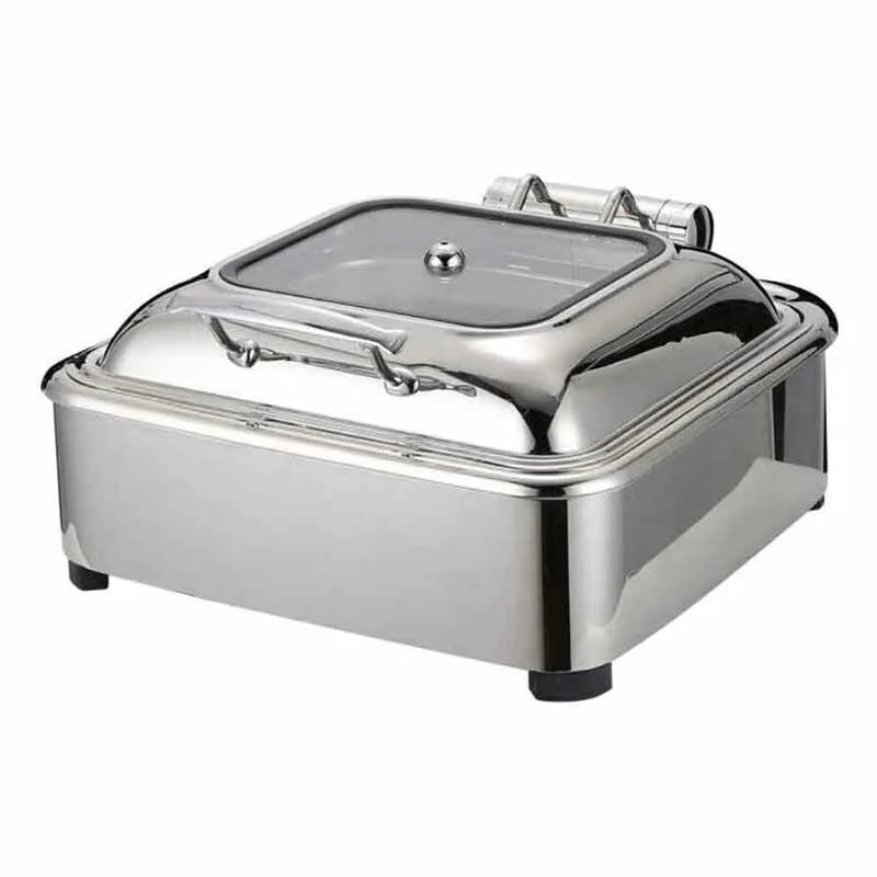 Epinox Chafing Dish Hidrolik Kapak 6 L 2/3 (CDH-6)