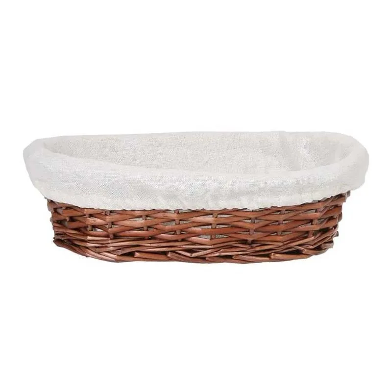 Epinox Hasır Bezli Oval Sepet 28 Cm (ES-2820)