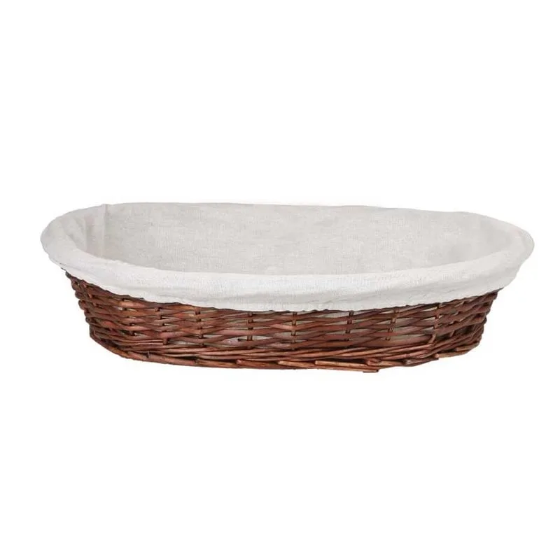 Epinox ESO-55R Hasır Bezli Oval Açık Büfe Sepeti, 55 cm