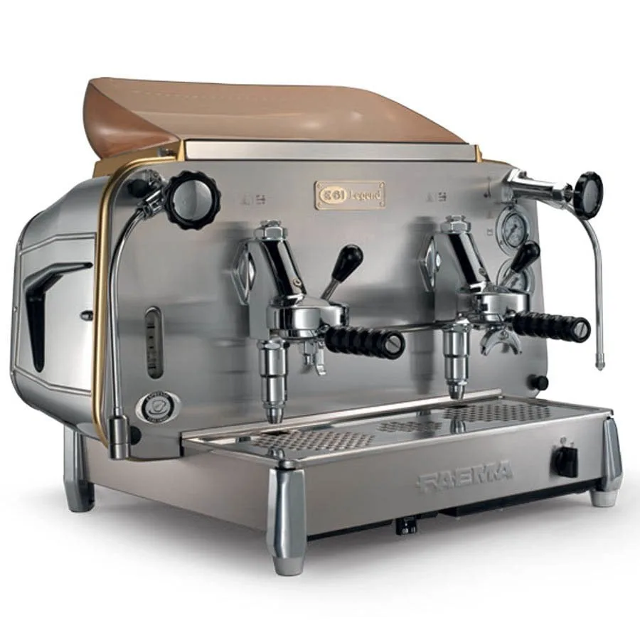 Faema White Wood Tam Otomatik Espresso Kahve Makinesi, 2 Gruplu, E61 A/2 Jubile WW