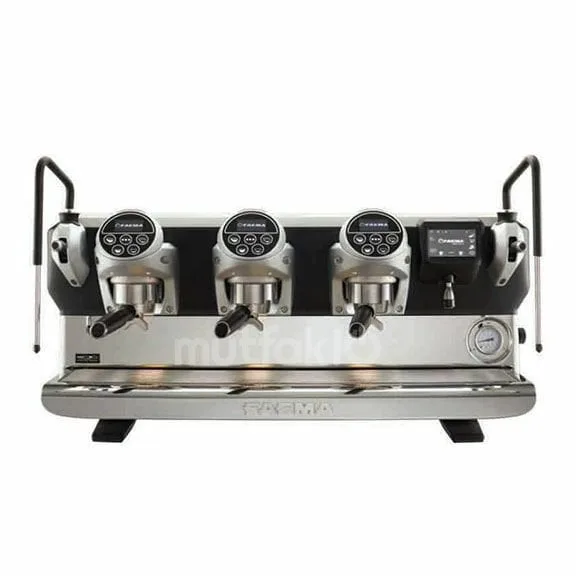 Faema Tam Otomatik Espresso Kahve Makinesi 3 Gruplu Kahve Makinesi E71 E A/3 5 Button Siyah