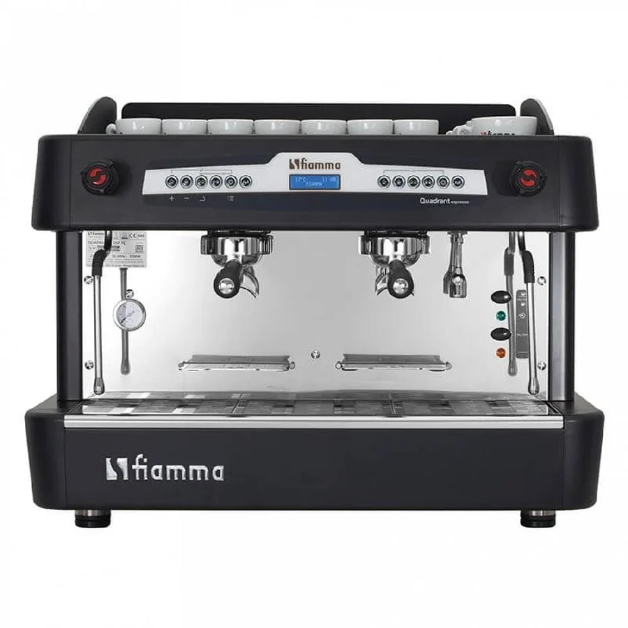 Fiamma Quadrant 2 DSP TC Espresso Kahve Makinesi Tam Otomatik 2 Gruplu Siyah