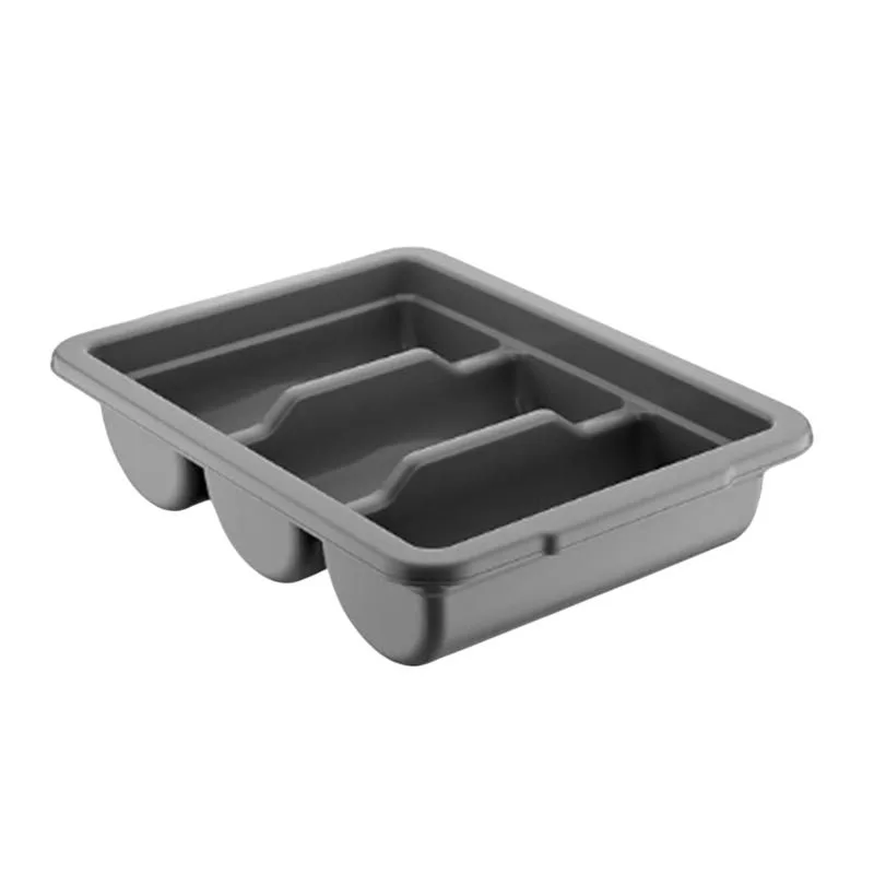 GastroPlast GK-03 3 Bölmeli Kaşıklık, Siyah