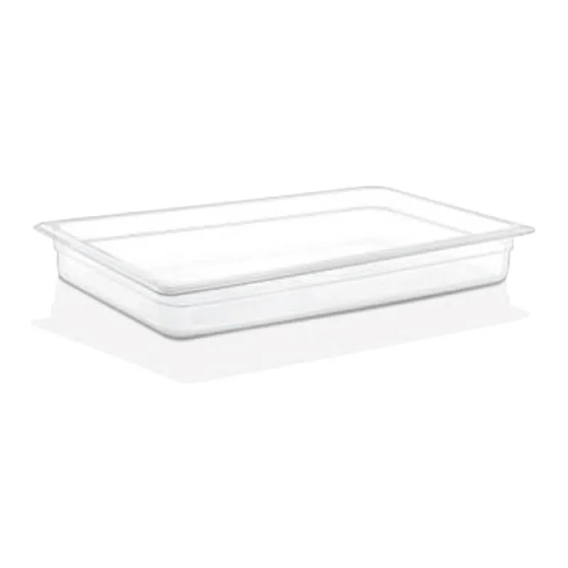 GastroPlast GN 1/1-65 mm Polikarbon Gastronorm Küvet, Şeffaf