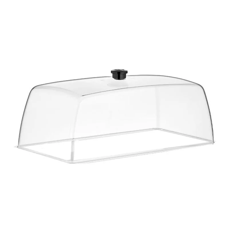 GastroPlast GN 1/3 Polikarbonat Fanus, Kahverengi Kulplu