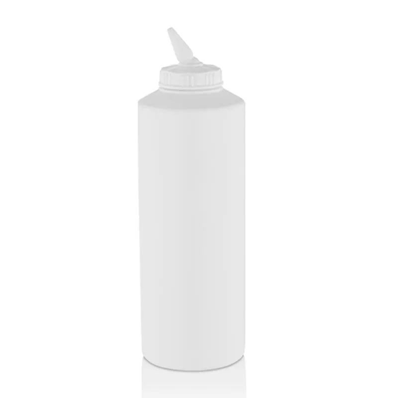 GastroPlast GPS-1000 Ayarlı Uçlu Fişek Sosluk, 1000 ml, Beyaz