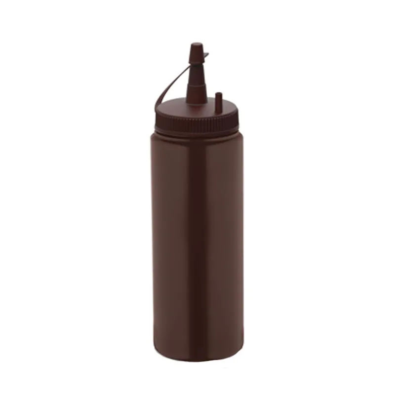 GastroPlast GPSC-250 Kapaklı Fişek Sosluk, 250 ml, Kahverengi