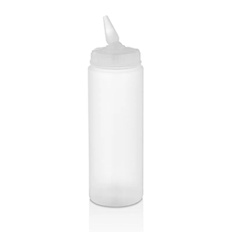GastroPlast GPS-250 Ayarlı Uçlu Fişek Sosluk, 250 ml, Şeffaf