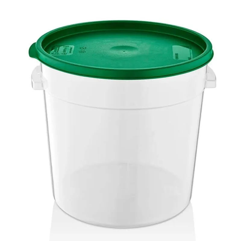 GastroPlast GRPP-18 Polipropilen Yuvarlak Saklama Kabı, 17 L