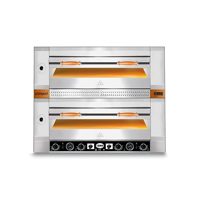 GMG COMPACT Serisi Pizza Fırını, Ø 30 cm 9+9 Tepsi Adet Kapasiteli