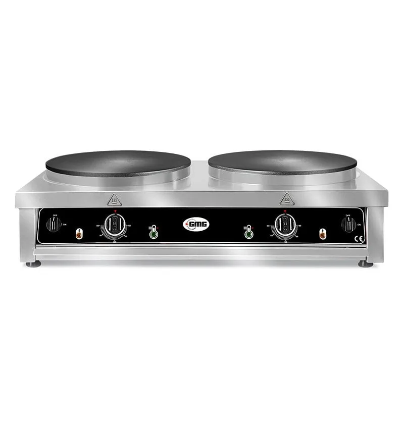 Gmg CR - D 240 2'li Krep Makinesi, 40 cm, Teflon Kaplamalı
