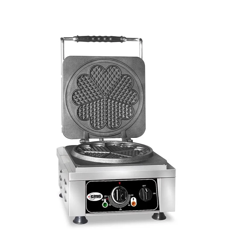 GMG KGW 01 L Çiçek Model Waffle Makinesi, Ø 21 x 1,5 cm