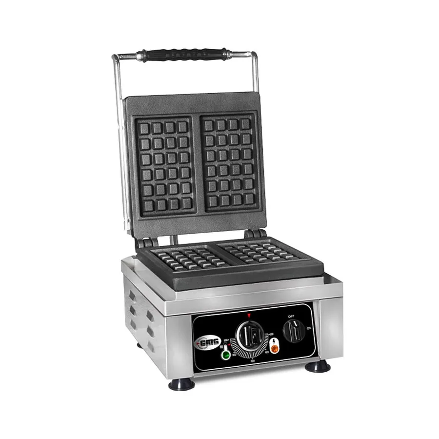 GMG Classico KGW 2530 E Kare Model Waffle Makinesi, Sabit Plakalı