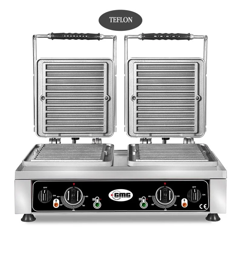Gmg KGW 28 Churo Waffle Makinesi, Çiftli, Sabit Plakalı, Teflon Kaplamalı