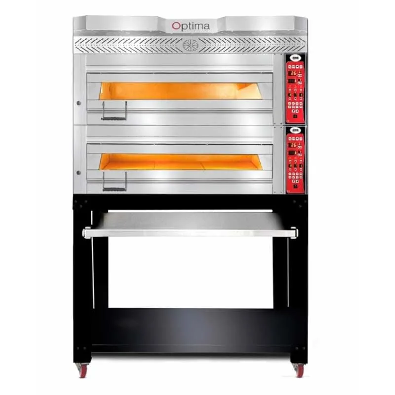 Gmg Optima PB2T-84 Elektrikli Pasta Börek Fırını, 2 Katlı, Alt Standlı, 84x84x18 cm x 2