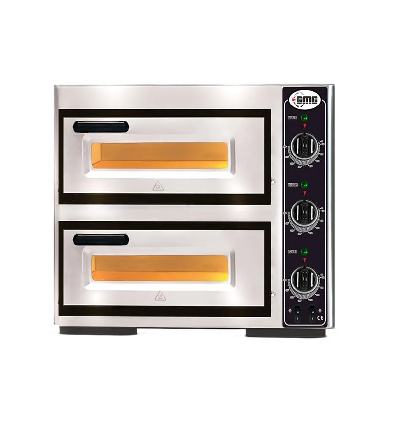 GMG PF 4040 DE 3 Ø 39 cm 1+1 Adet Tepsi Kapasiteli Pizza Fırını