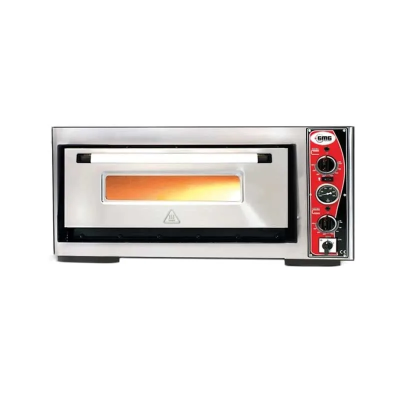 GMG PF 7070 E-T(Termometreli) Ø 34cm 4 Adet Tepsi Kapasiteli Pizza Fırını