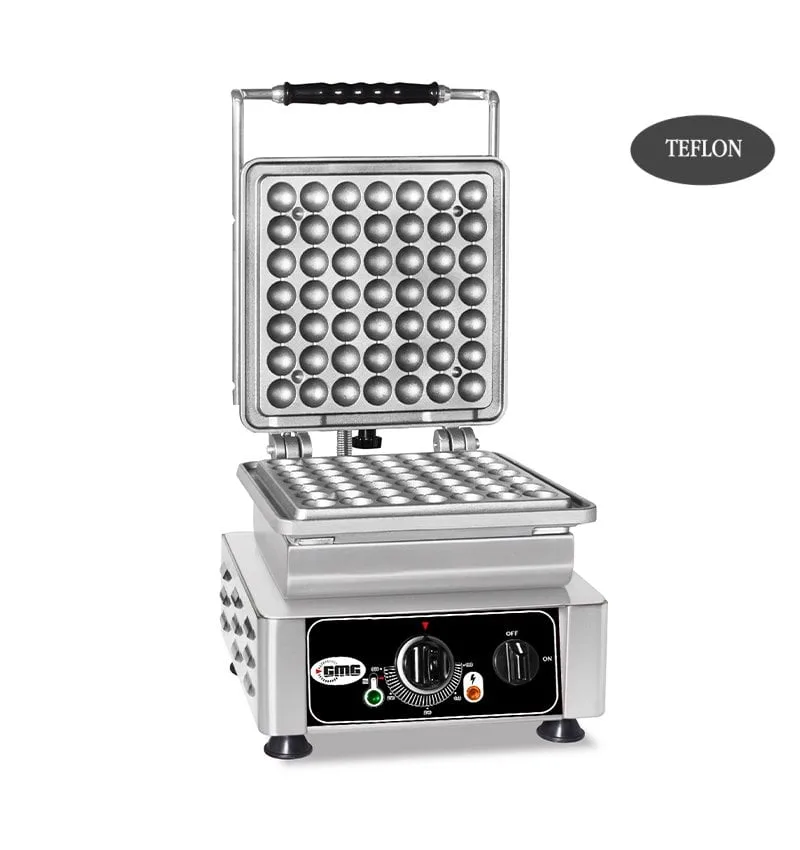 Gmg WE 07 S Lokmia S Waffle Makinesi, Tekli, Değiştirilebilir Plakalı, Teflon Kaplamalı