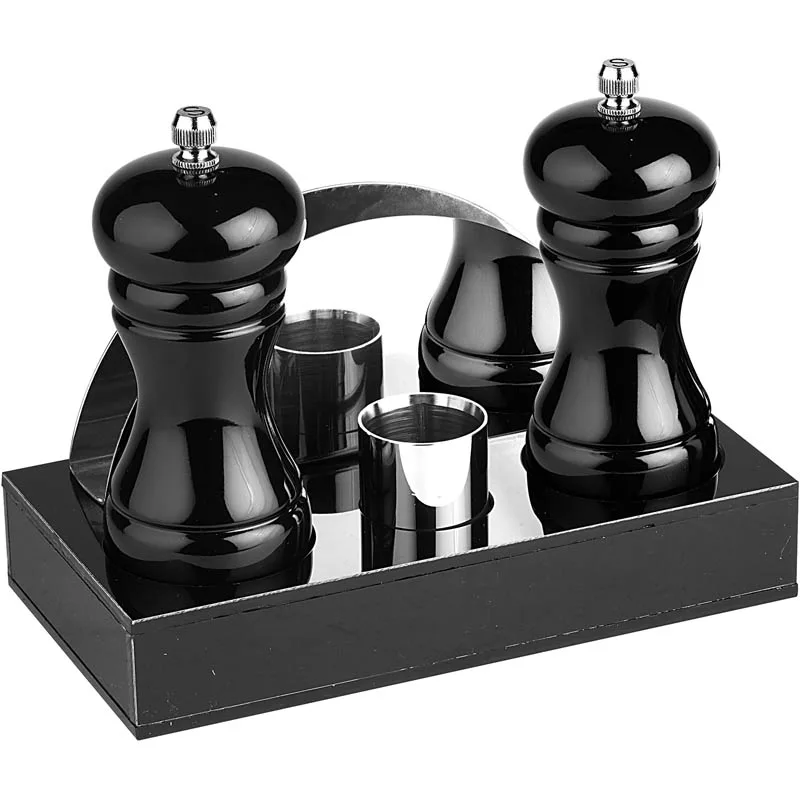 Biradlı GRV-199 Akrilik Menaj Seti, 4'lü, 18.5x9.5x3 cm, Beyaz