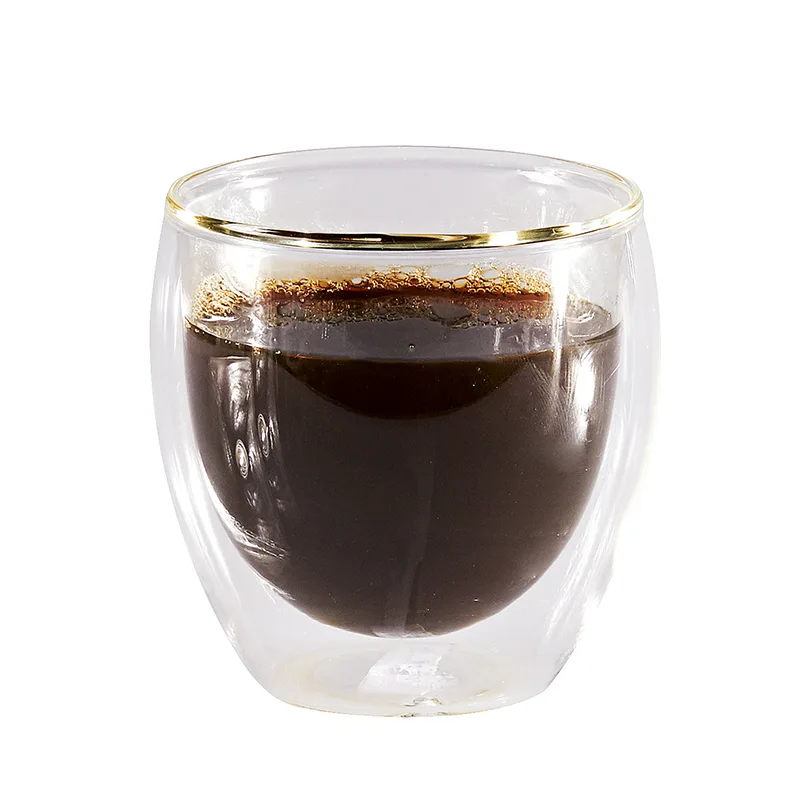 Biradlı GRV-332 Çift Çidarlı Espresso Bardağı, 80 ml
