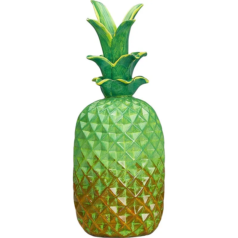 Biradlı GRV-G619 Dekoratif Ananas, 15x15x37.5 cm, Yeşil