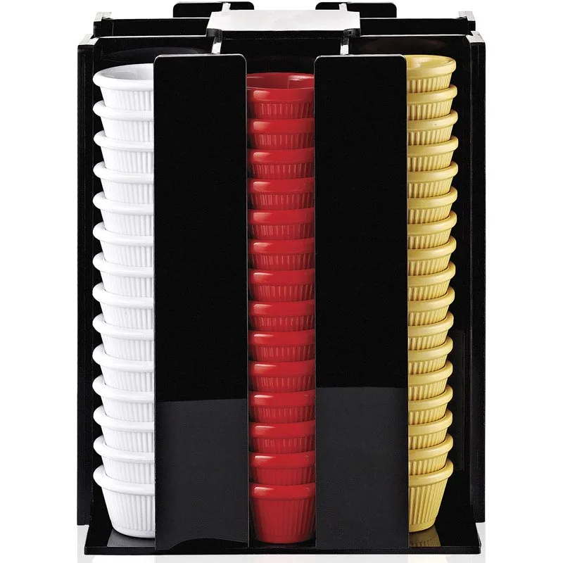 Biradlı GRV-SS07 Döner Sosluk Standı, 112 Adet Kapasiteli, 7 cm