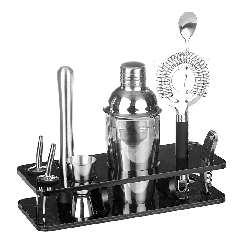 Biradlı GRV-1905 Pleksi Standlı Bar Seti, 8 Parça