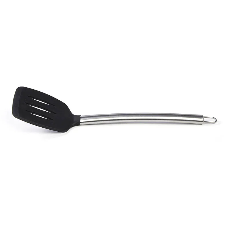 Biradlı BRD-0426 Çelik Saplı Silikon Spatula, 35 cm, Kırmızı