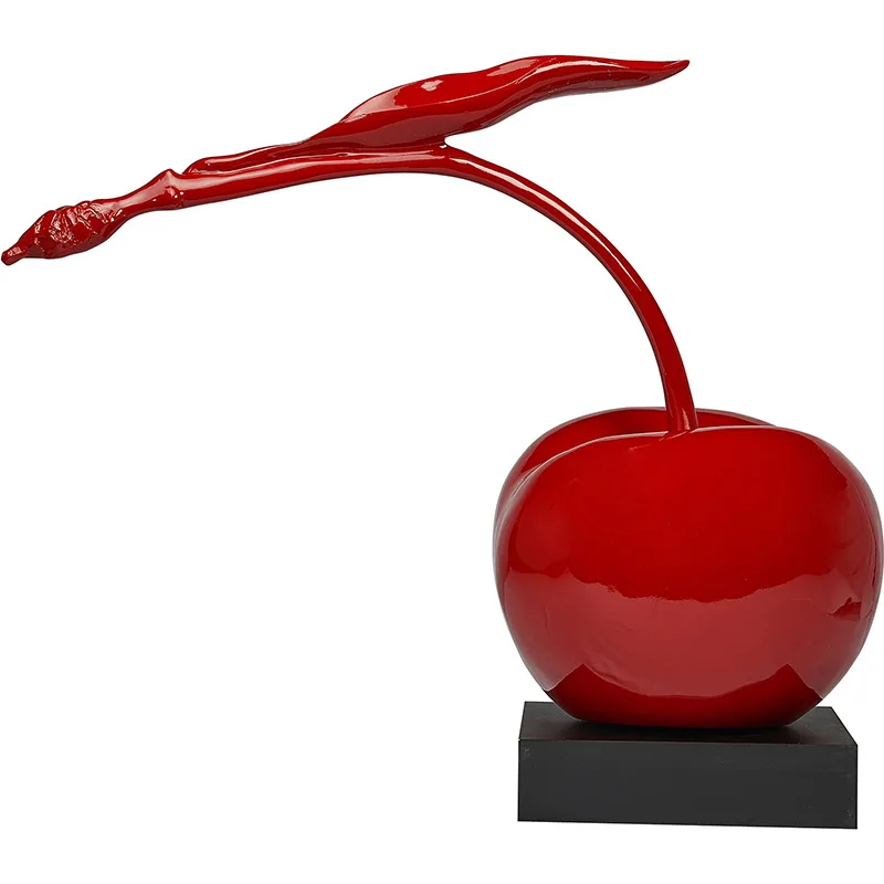 Biradlı GRV-G116 Tekli Dekoratif Kiraz, 52x25x47 cm, Kırmızı