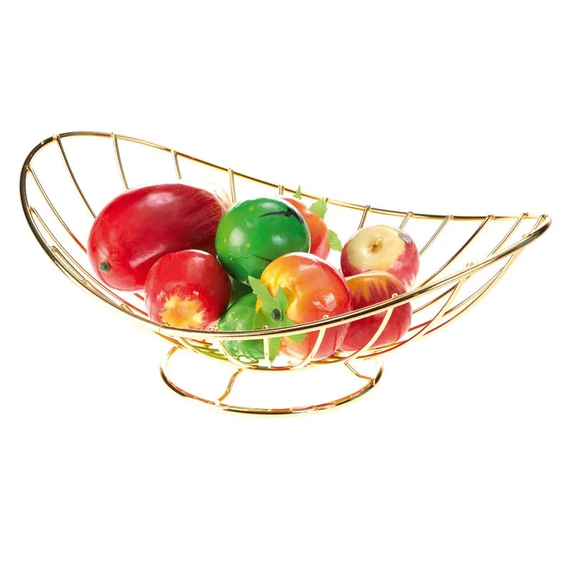 Biradlı GRV-529A Tel Meyvelik, 35x24x11 cm, Altın