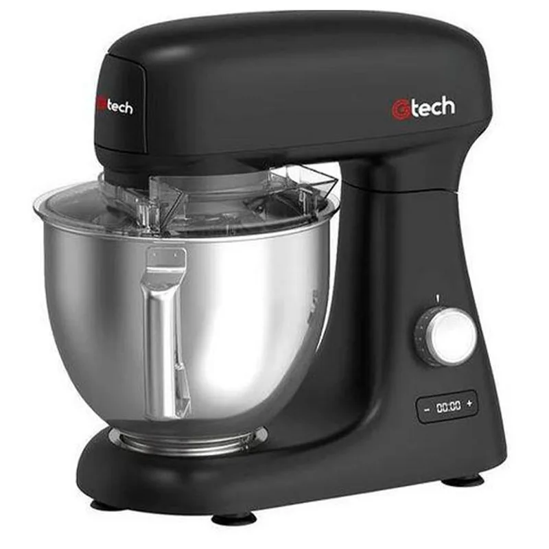 Gtech EF708-S Professional Krom Set Üstü Mikser, 4.8 L, Siyah