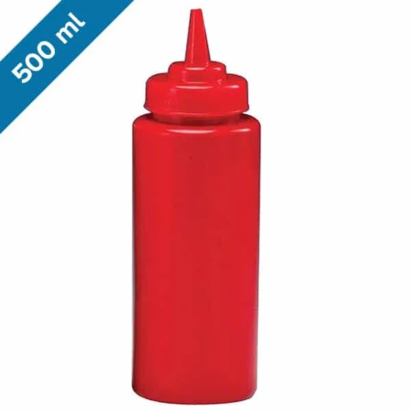 Gurmeaid Fişek Sosluk, Kırmızı, Geniş, 500 ml