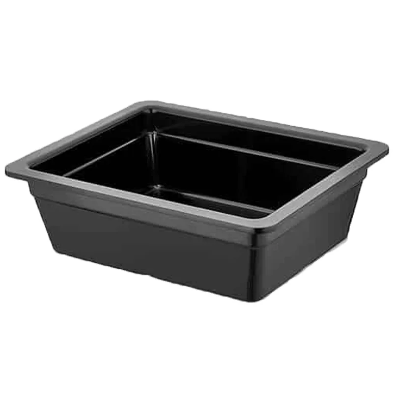 Külsan Thermoset GN 1/2-100 mm Gastronorm Küvet, 5.1 L, Siyah