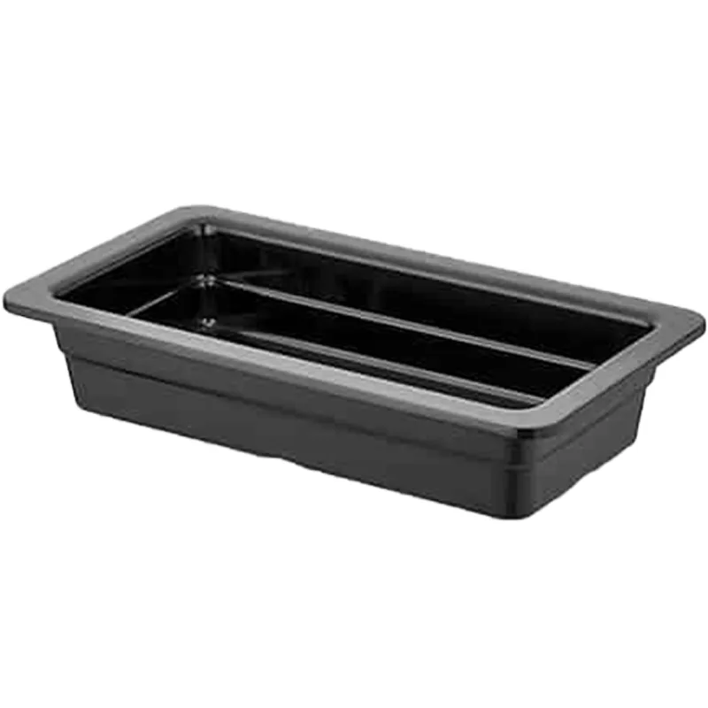 Külsan Thermoset GN 1/3-65 mm Gastronorm Küvet, 1.7 L, Siyah