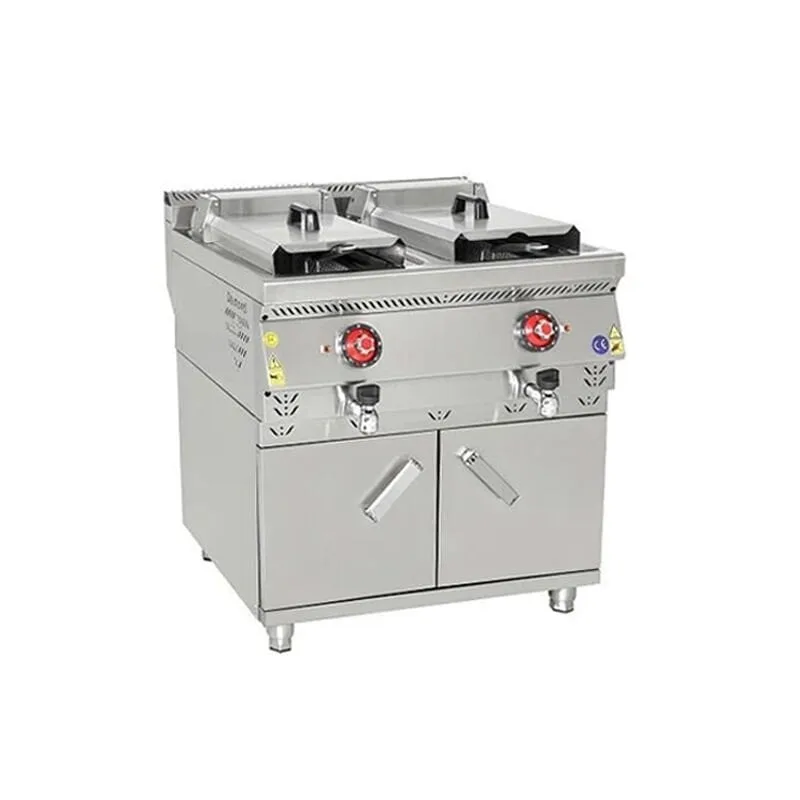 Himaksan Dolaplı Fritöz, 12+12 Litre, Elektrikli HMK-DFE 878