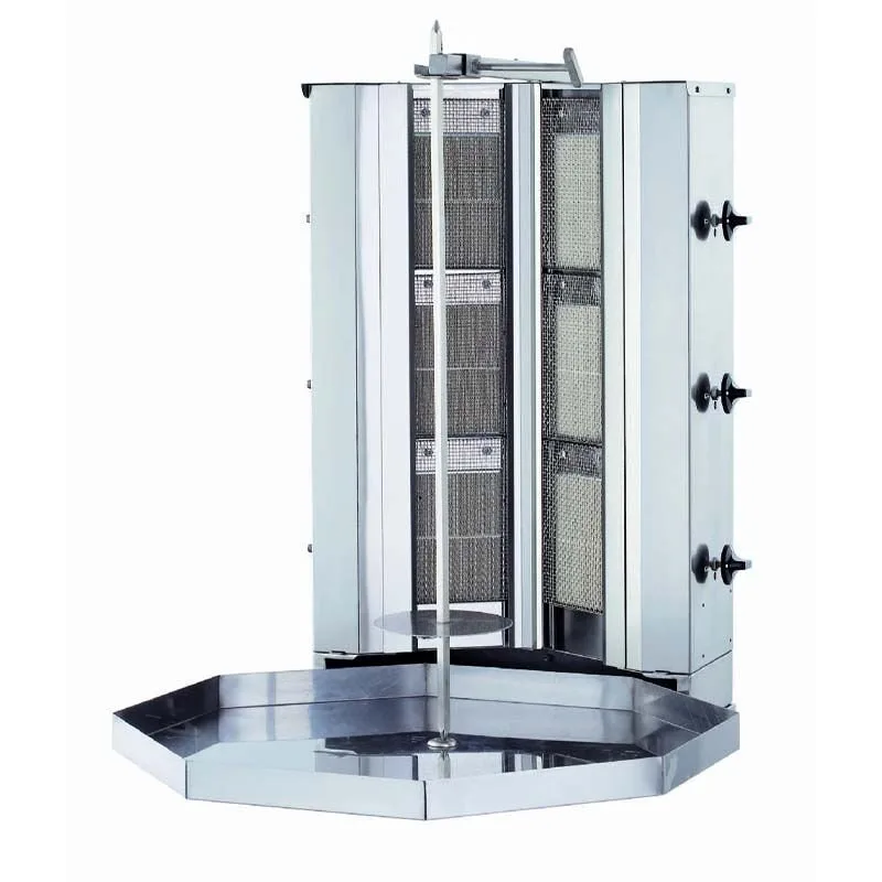 Kalitegaz KLG143V V Model Döner Ocağı, 3+3 Radyanlı, Gazlı, Motorsuz