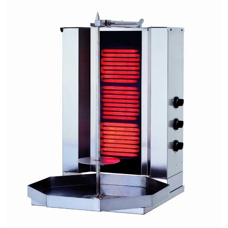 Kalitegaz Döner Ocağı, 3 Radyanlı, Elektrikli, Motorsuz, Camlı, Rinnova KLG160