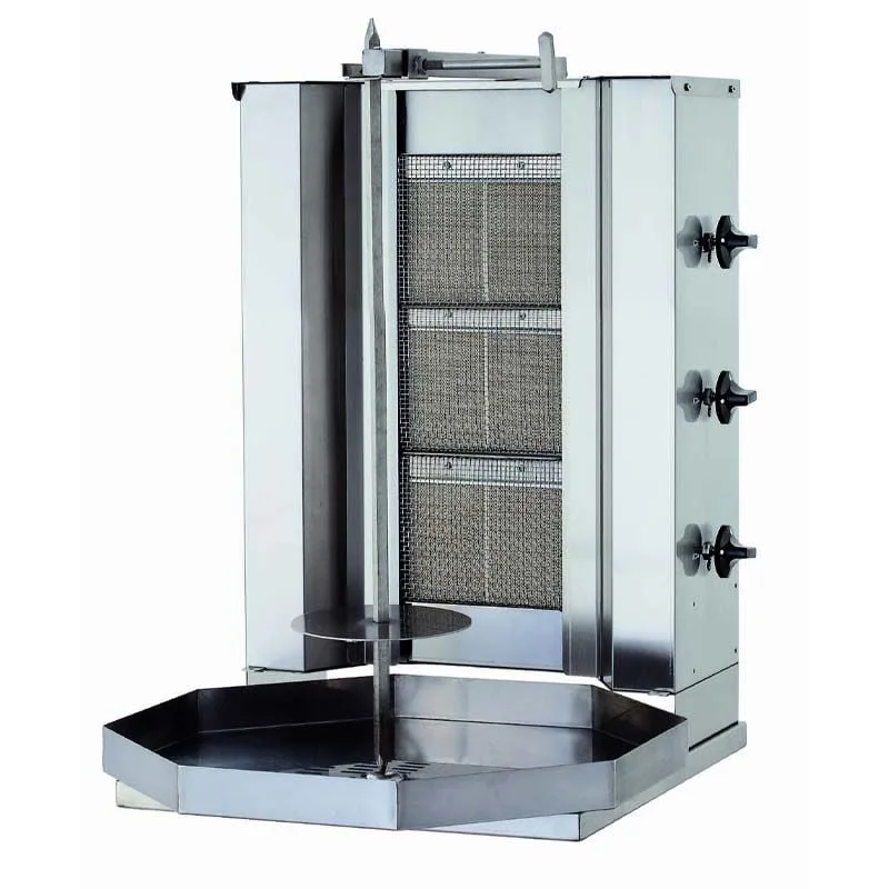 Kalitegaz KLG140 Döner Ocağı, 3 Radyanlı, Gazlı, Motorsuz