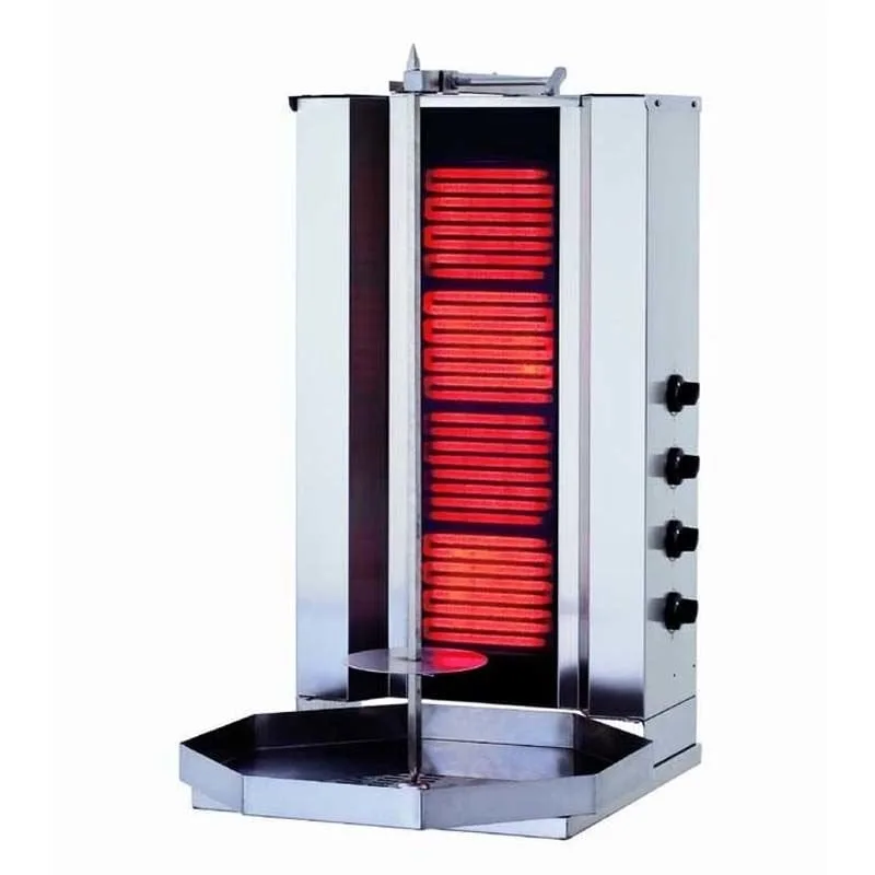 Kalitegaz Döner Ocağı, 4 Radyanlı, Elektrikli, Motorsuz, Camlı, Rinnova KLG161