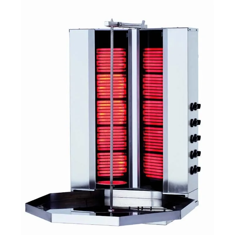 Kalitegaz V Model Döner Ocağı, 5+5 Radyanlı, Elektrikli, Motorsuz, Camlı, Rinnova KLG162V