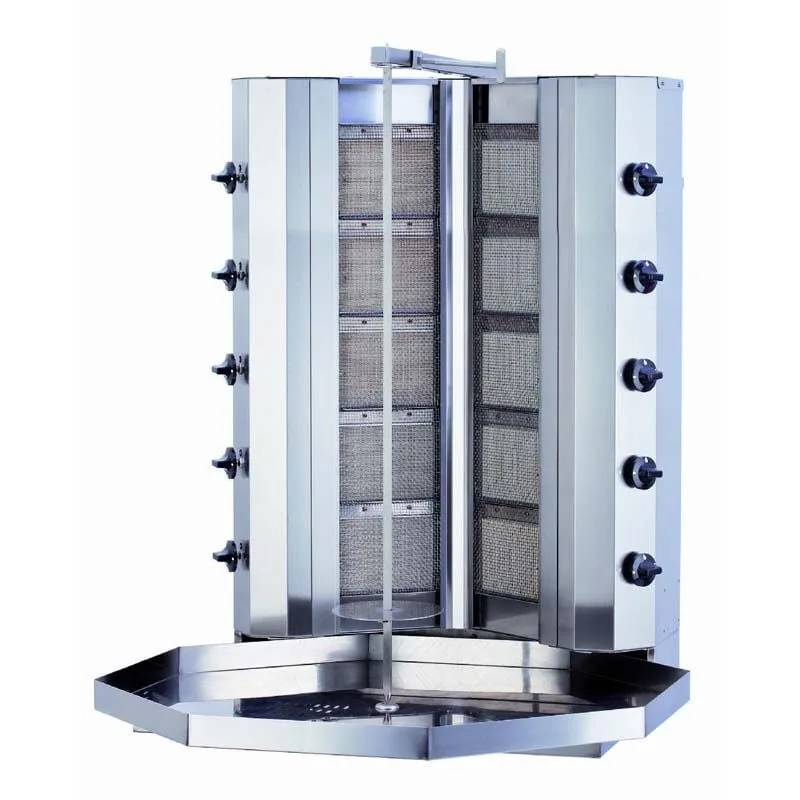 Kalitegaz KLG142V V Model Döner Ocağı, 5+5 Radyanlı, Gazlı, Motorsuz