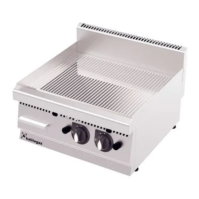 Kalitegaz 600 Serisi GG6060GC Pleyt Izgara, Oluklu, Gazlı, Krom Kaplama