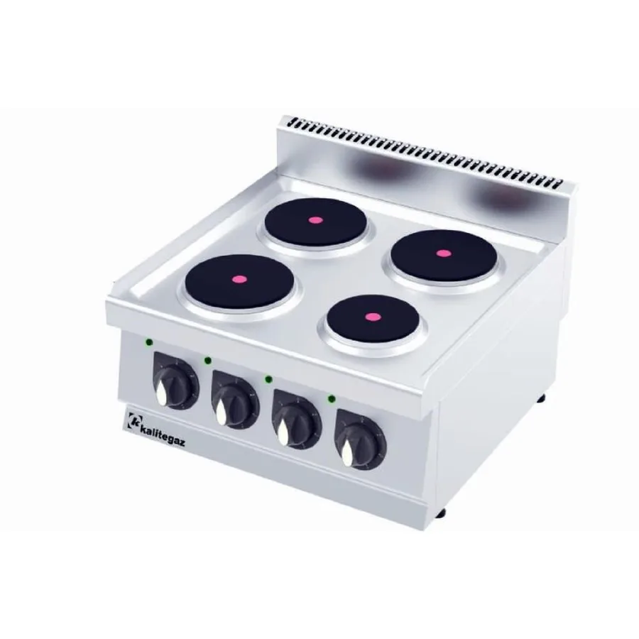 Kalitegaz C6060E 600 Seri Set Üstü Dörtlü Ocak Pleytli 60x60 Cm Elektrikli