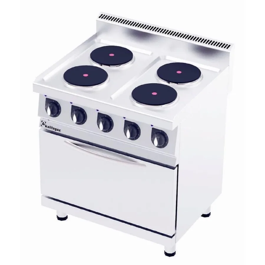 Kalitegaz COF8070E Kuzine Fırın Fanlı Pleytli 80x70 Cm 4 Gözlü Elektrikli 400 V