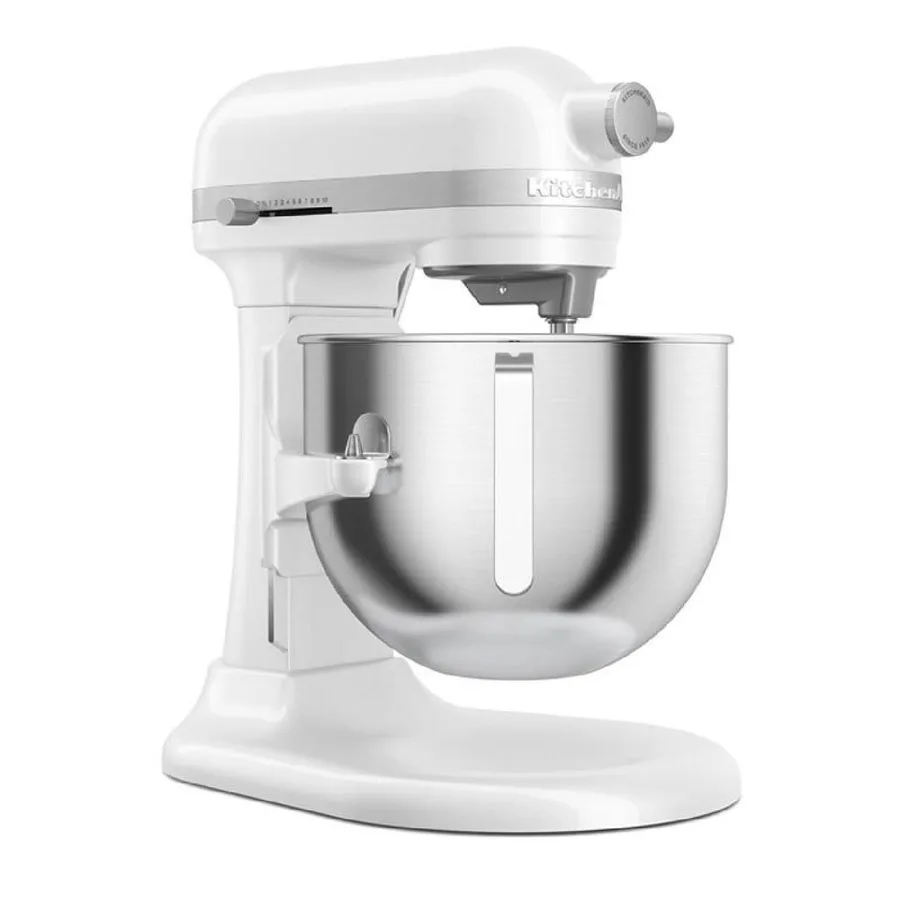 KitchenAid 5KSM55SXX Ağır Hizmet Tipi Kaldırılabilir Kaseli Stand Mikser, 5.2 L, Beyaz