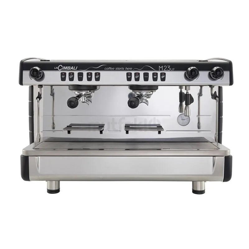 La Cimbali M23 UP DT/2 TC 2 Gruplu Tam Otomatik Espresso Kahve Makinesi Tall Cup Yüksek Kaşık Siyah
