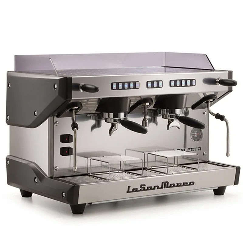La San Marco Delecta Tam Otomatik Espresso Kahve Makinesi, 2 Gruplu, Siyah